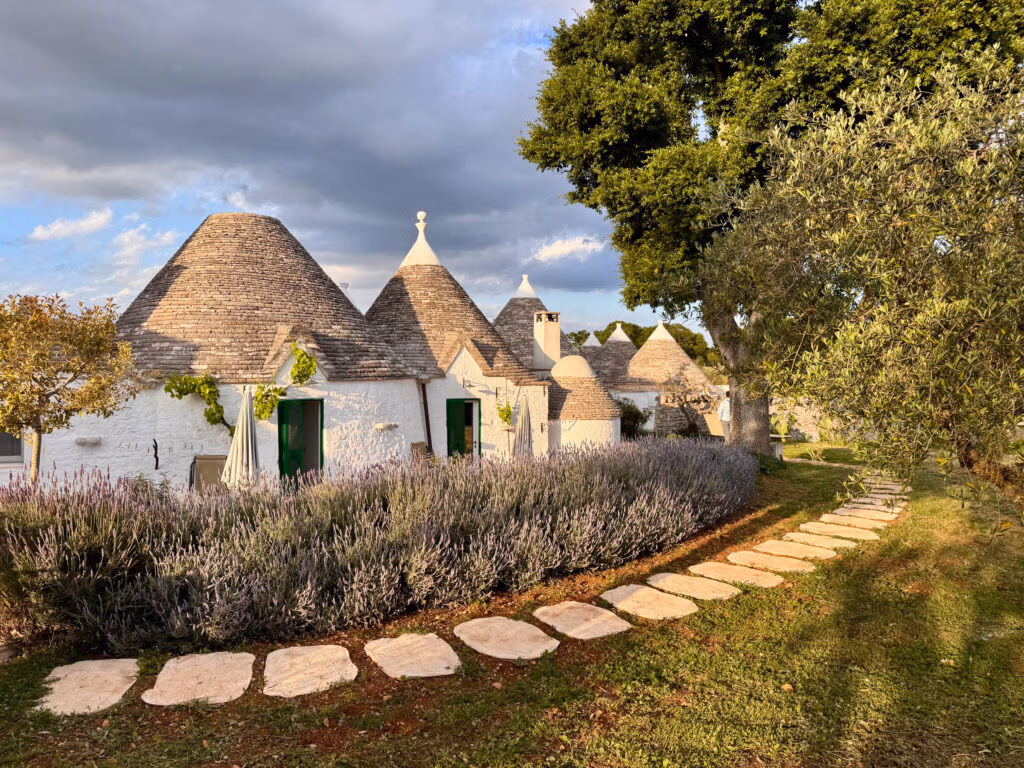 Luxurious Masseria with Trulli houses near Locorotondo, home of Italy Workshops in Puglia